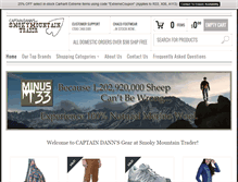 Tablet Screenshot of captaindanns.com